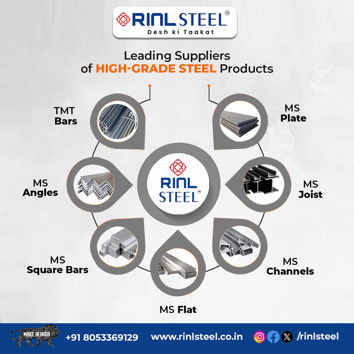 Our commitment to superior materials ensures your projects stand the test of time. Trust us for the highest-grade steel products you need to build a better future.

 #SteelExcellence #SteelProducts #SuperiorSteel #RINLSteel #Deshkitaakat