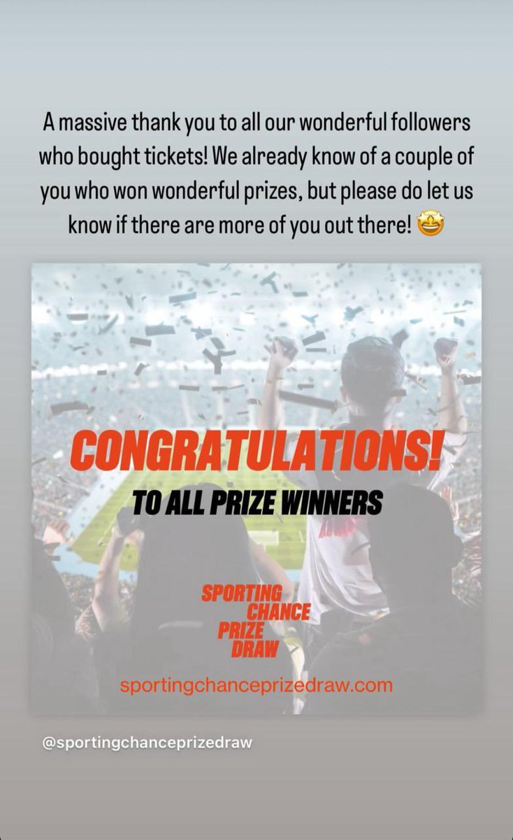 The winners of the 2024 Sporting Chance Draw have been announced &amp; we are grateful for the funds raised for the Rudy Mission that will go a long way to funding research for rare &amp; inoperable brain cancers like Gliomatosis Cerebri. With no state funding available for these