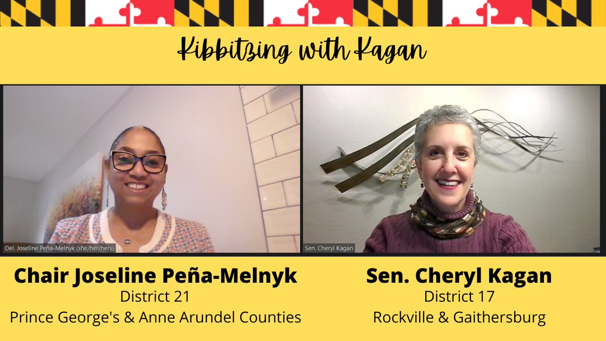 Del. @JPenaMelnyk is my very special guest during #WomensHistoryMonth. As a policymaker, Committee Chair, Afro-Latina leader, and visionary, our 'Kibbitz' was wide-ranging. Our chat should inspire those who seek to make a difference & help people! #MDGA24 youtu.be/u-MvquvvyVk