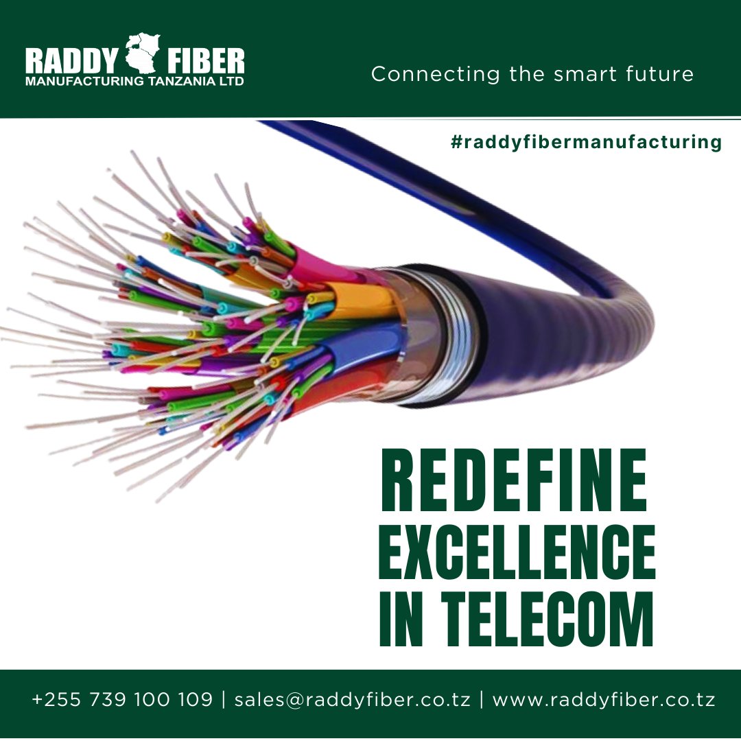 raddyfibertz's tweet photo. Our #fiberopticcables redefine excellence in telecom - unmatched quality, unbeatable prices, and endless possibilities for your network's future. Contact us and experience the difference in your network.
#Tanzania #raddyfiber #Telecom #connectivity
#raddyfibermanufacturing https://t.co/KpjOx4eatC