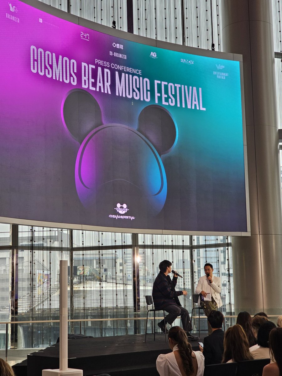 Press conference 
#CosmosBearPressConxBRIGHT 
#bbrightvc <a href="/bbrightvc/">bright</a>