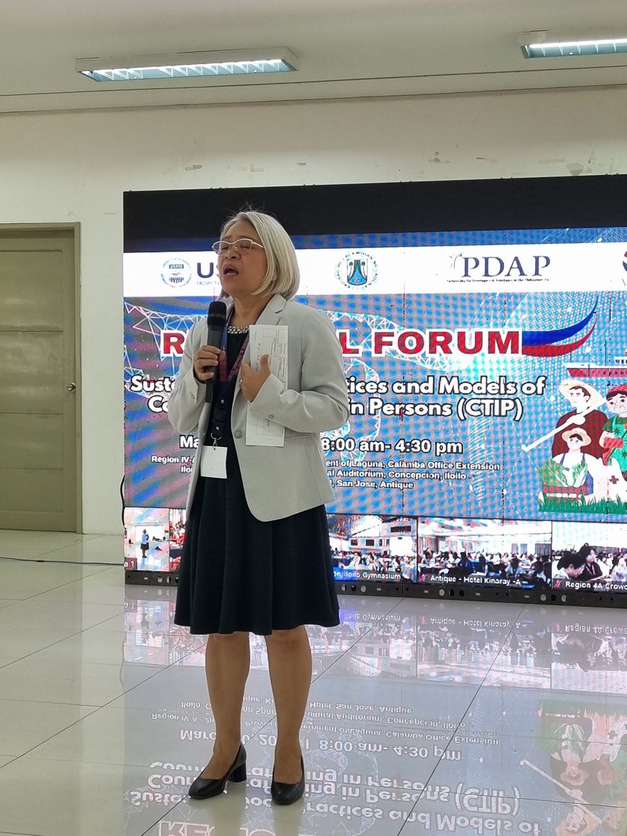 Yuko_Tomita1's tweet photo. Congratulations to #Atikha and #PDAP for organizing the Forum on Sustaining Good Practices and Models of Counter Trafficking in Persons! Great to be in Laguna and hear great examples how local governments are active in addressing #HumanTrafficking in the 🇵🇭. #NEDA4A https://t.co/0XrRdAYQSB