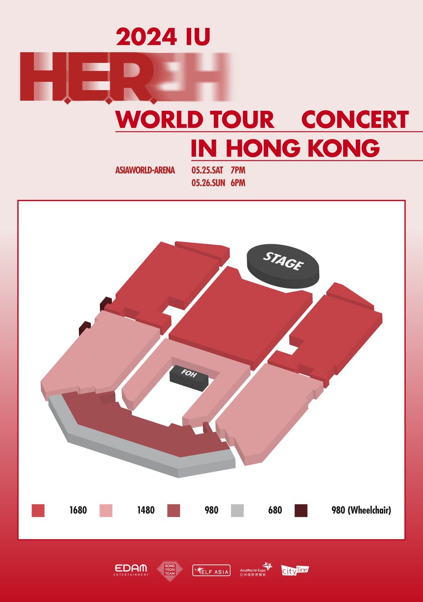 【2024 IU H.E.R. WORLD TOUR CONCERT IN HONG KONG】Ticket Announcement Hongaena, we are thrilled to announce that Trip.com will be the priority platform for the presale of ' 2024 IU H.E.R. WORLD TOUR CONCERT IN HONG KONG' tickets! Anyone wants to enjoy the live…