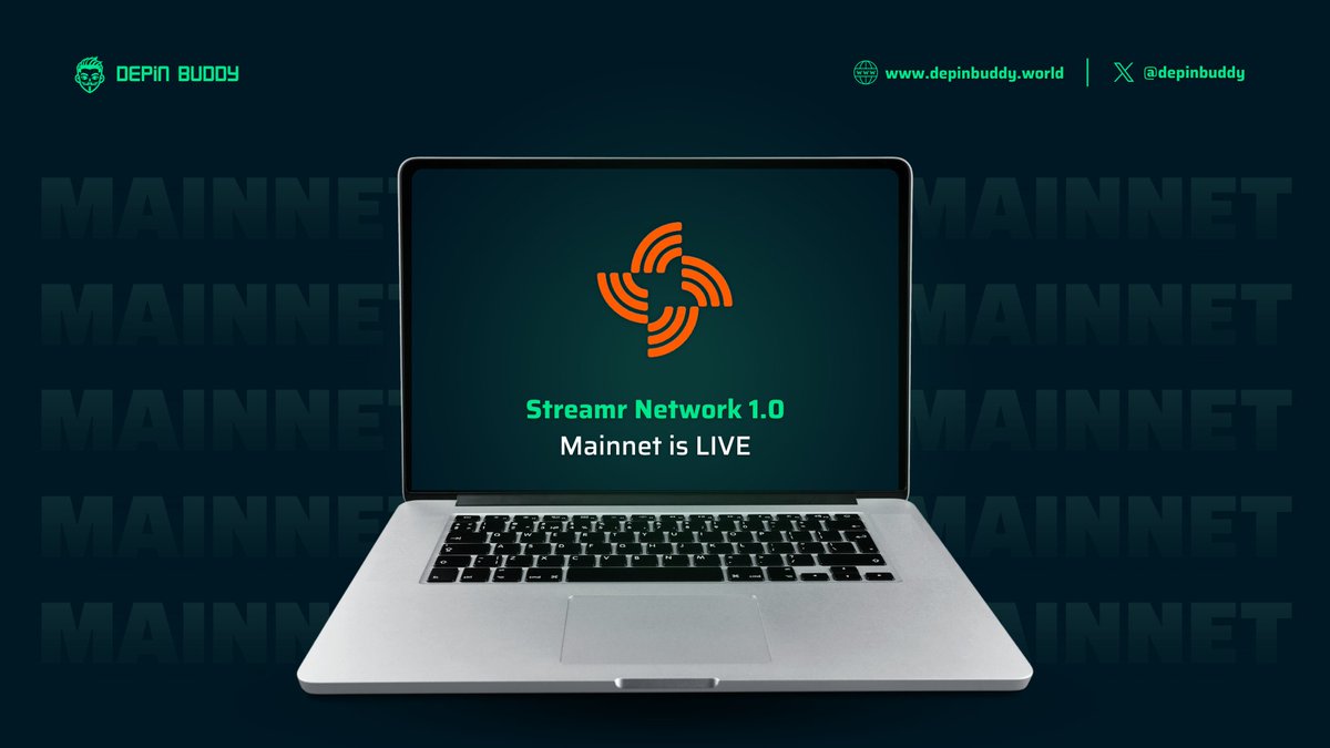 Major #DePIN milestone! <a href="/streamr/">Streamr Network</a> Network 1.0 Mainnet goes LIVE after 6+ years of development. This unlocks the power of decentralized data broadcasting. 🔥

#Web3 #blockchain