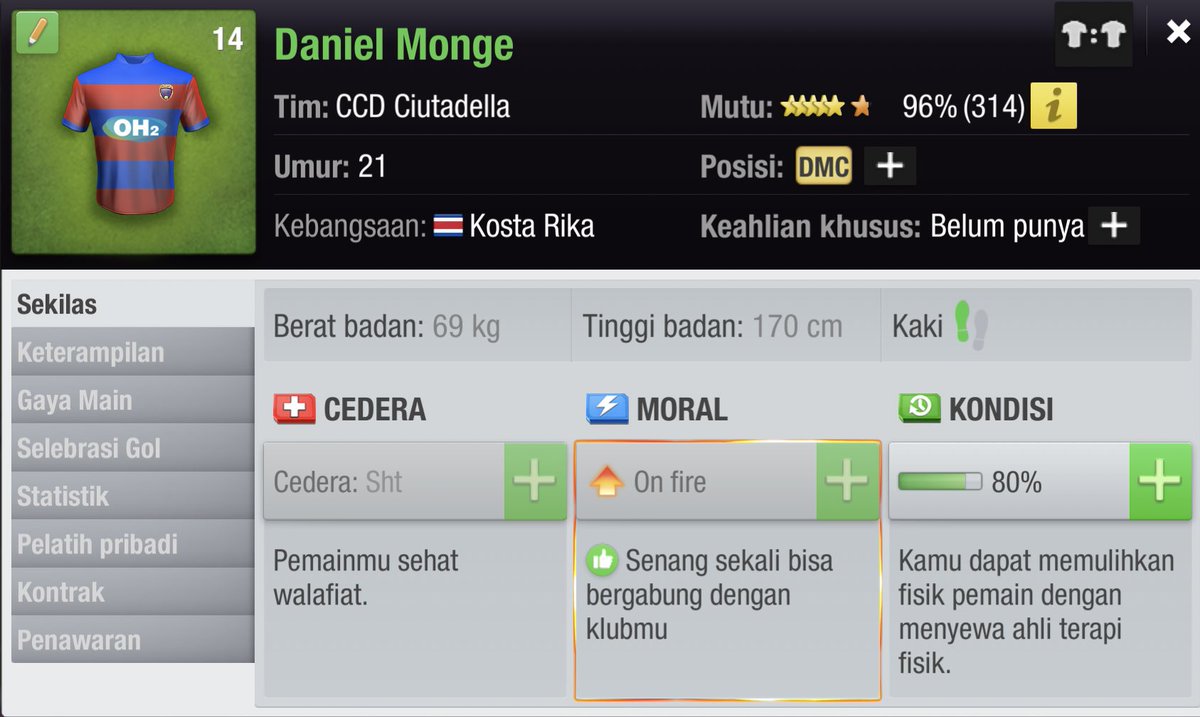 CCDCiutadella's tweet photo. ✍️🤝DONE DEAL! 

CCD Ciutadella are delighted to announce the signing of Costa Rican defensive midfielder Daniel Monge 🔵🔴

#CCDlive #BienvenidoMonge https://t.co/4hsfR766Al