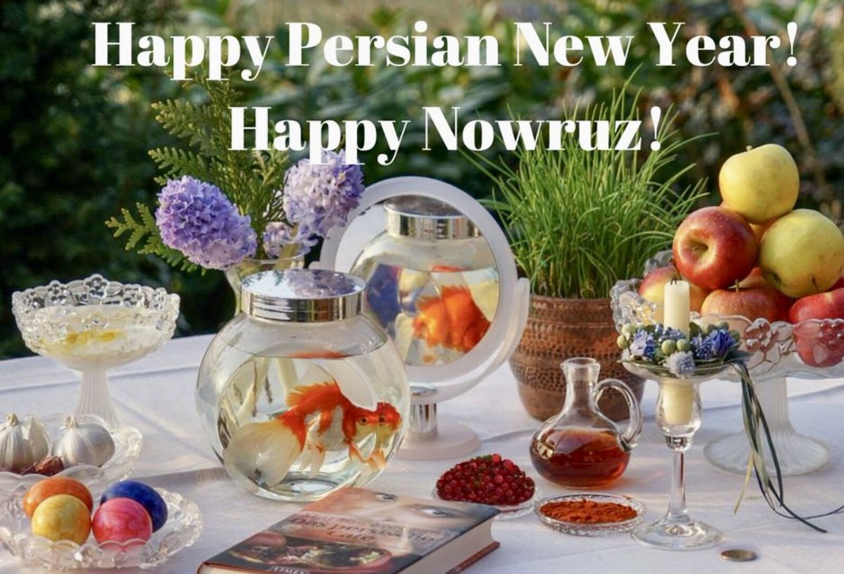 Happy Nowruz and Persian New Year!🪻🤍 Wishing you a year filled with health, joy, and prosperity. Happy first day of Spring!🌱🌸