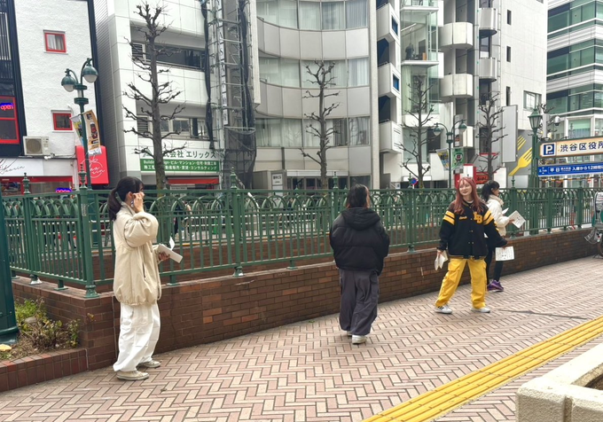 Distributing flyers media image