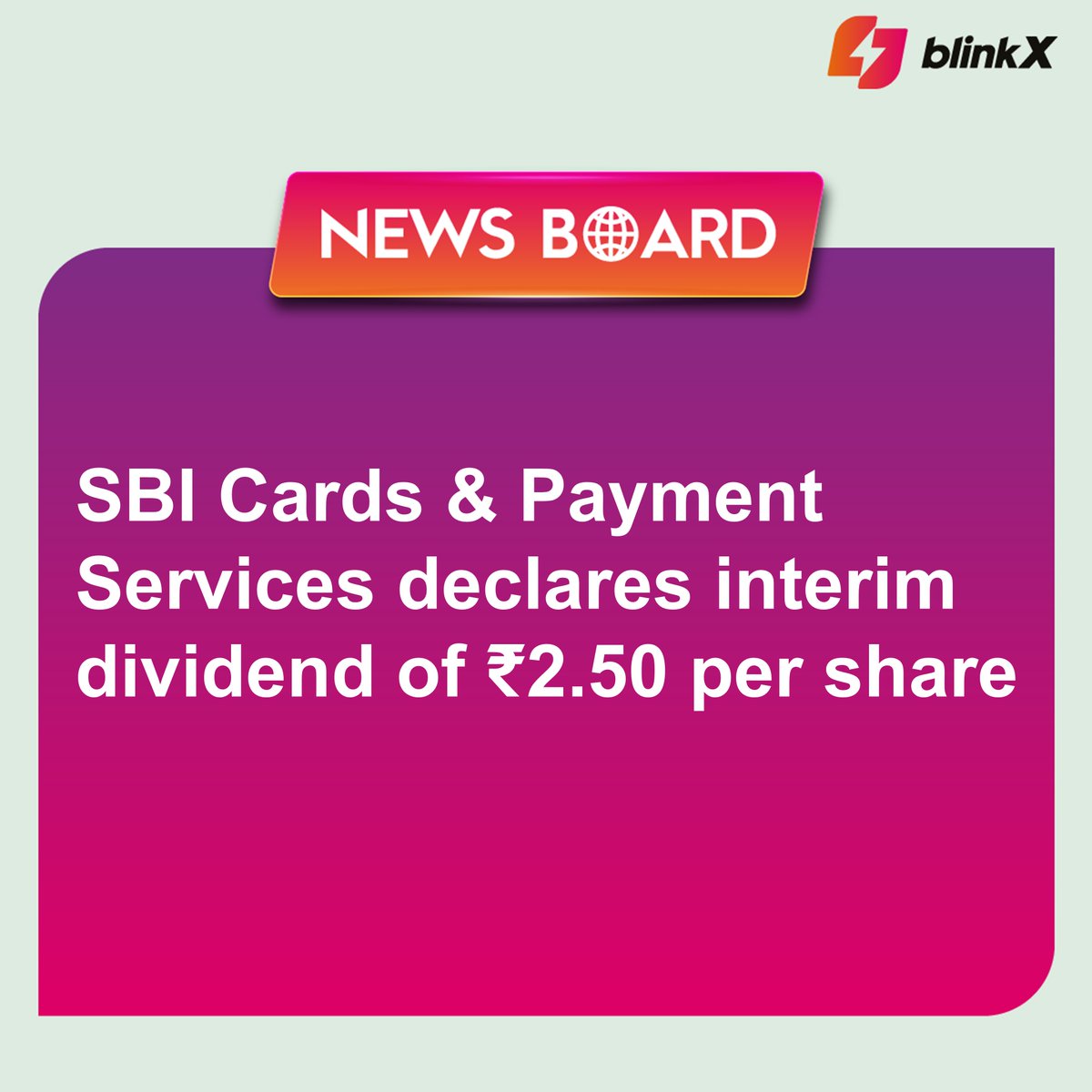 The Record Date for the purpose of determining the entitlement of payment of Interim Dividend is Thursday, March 28, 2024, the company said.

#SBI #SBICard #sbicards #dividend #interimdividend #finance #loan #bank #stocks #stockinfocus #recorddate #stock #bseindia #nseindia…