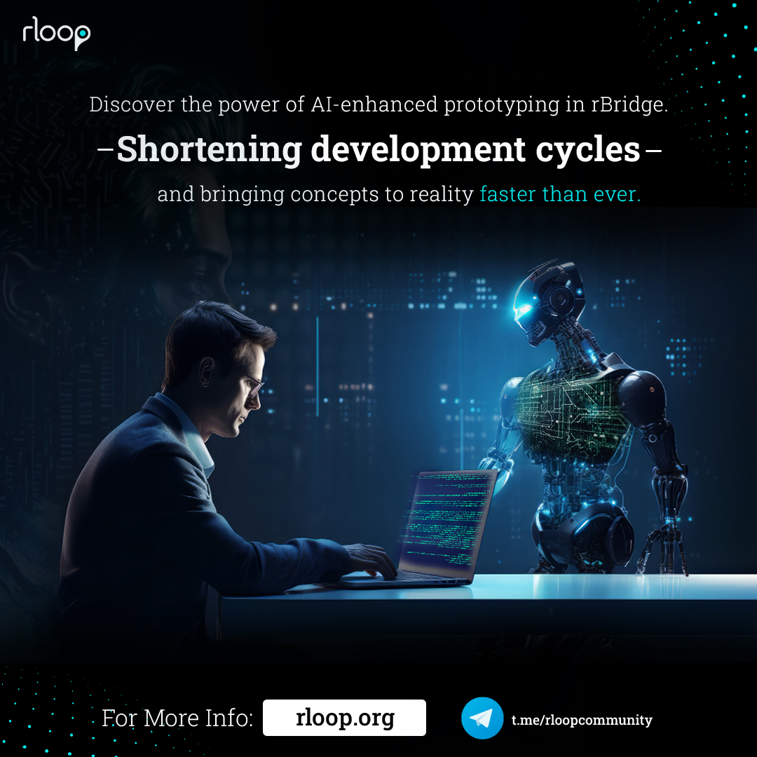 rLoopDAO's tweet image. Discover the power of AI-enhanced prototyping in rBridge. Shortening development cycles and bringing concepts to reality faster than ever.

Join us on Telegram : t.me/rloopcommunity

 #NFTs #Hyperlooptechnology #Web3 #DAO #crypto #hyperloop #rloop #AI #realworld #Travel…