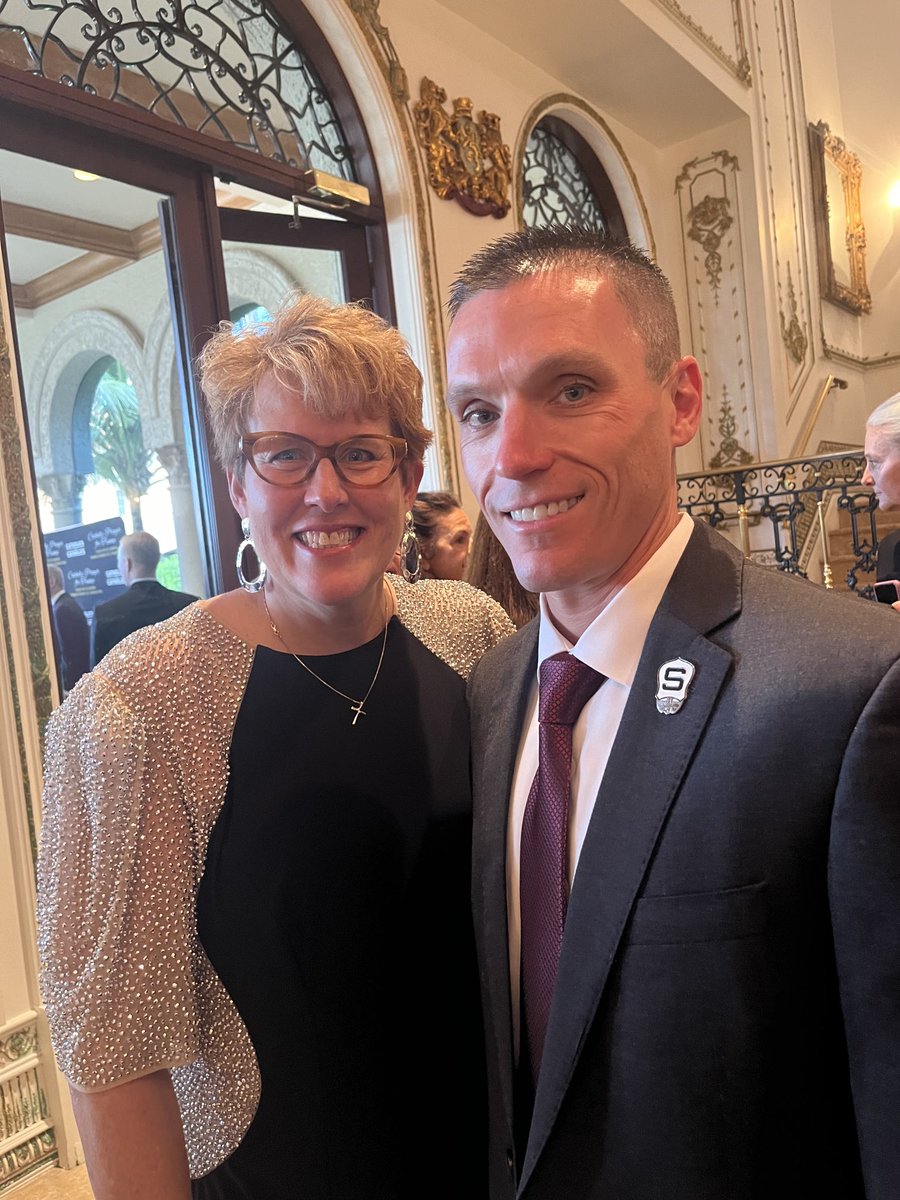 RealLeslieWhite's tweet image. .⁦@RealStevefriend⁩ was a speaker ⁦@CforCatholics⁩ tonight in Mar-A-Largo.  Grand slam!  Speaking truth about #woke And #weaponized govt.