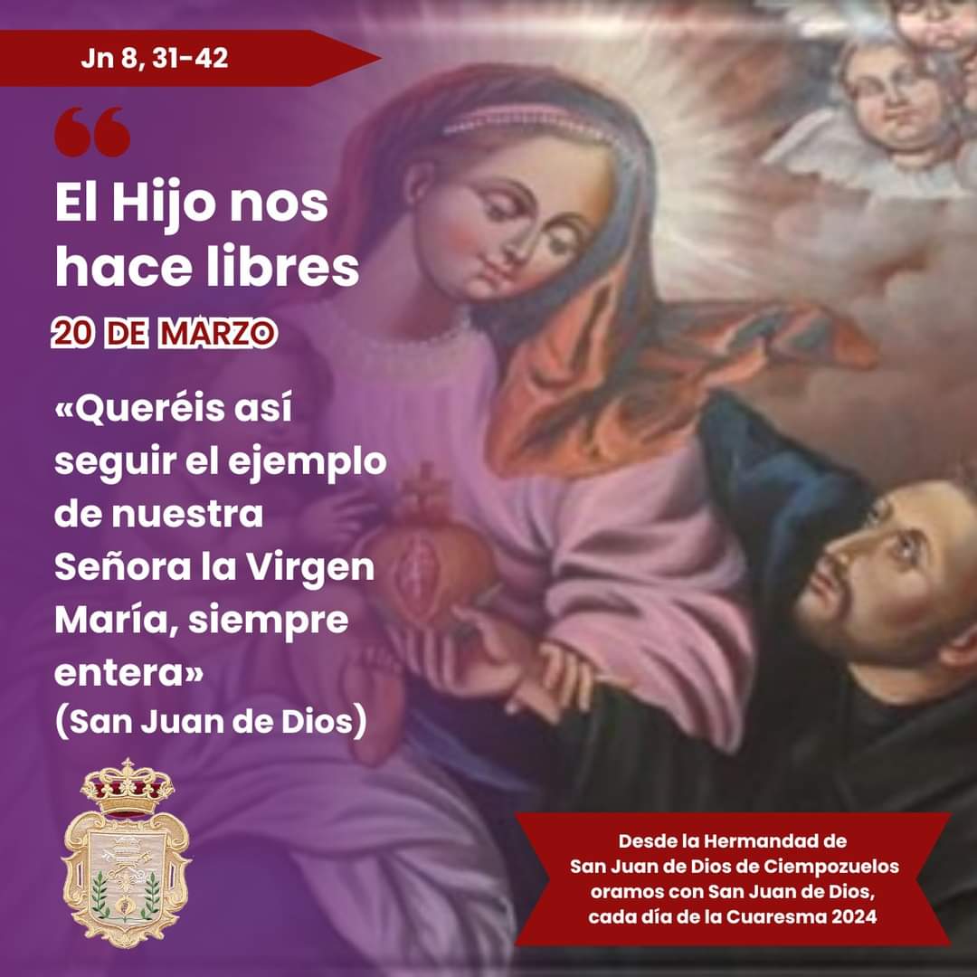 Norka_Risso's tweet photo. 🙏Oramos con San Juan de Dios cada día de la Cuaresma (20 marzo)
🪔Oremos:
https://t.co/vZ5f9qWfQl
#CSJD #pasbiopal #HermandadCSJD #Cuaresma2024 #SJD #Evangelización #OremosJuntos https://t.co/yI1gqIlWii