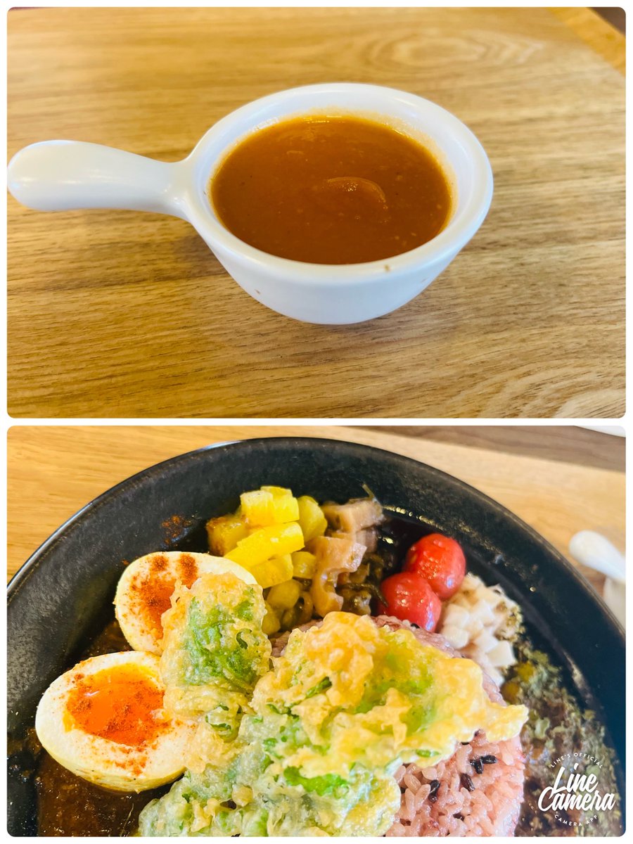 hiropon0113's tweet photo. 大阪府枚方市
林香喱
『和牛すじ肉とうすいえんどうのカレー』
（ライス大盛）
今日は久しぶりに林さんに🚗
めちゃうまい😋
すじ肉ゴロゴロ柔らかくて最高😍🍛
舞茸フリッター売切が😭
帰ってクルマのホーン交換しょと思ったら
☂️😭💦
大人しくしとくわ🏠😓
明日は千葉柏へ🚛 https://t.co/elrGniME2u