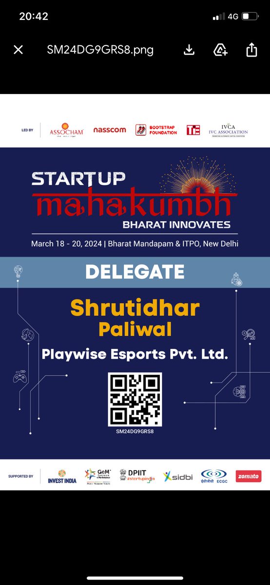 Startup Mahakumbh- a fantastic idea.
So many startups and eager incubators vying for eager audiences.
Delighted to be here. 
#StartupMahakumbh #BharatInnovates #FutureEntrepreneurs #EmergingStartups #startupecosystem