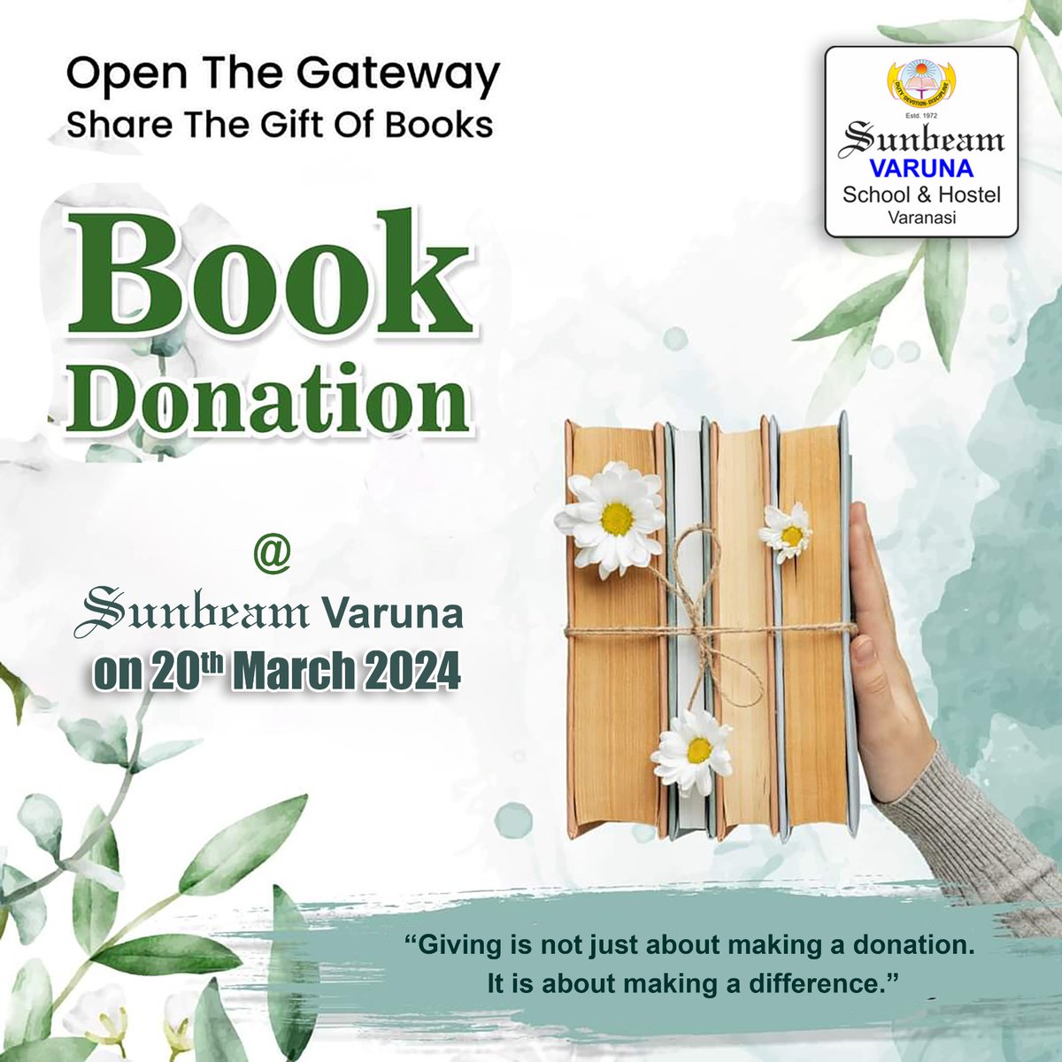 Give the gift of knowledge!
Book Donation Camp at Sunbeam School, Varuna 20th March, 2024
.
.
.
#Number_1_School_In_Varanasi #bookdonation #bookdonations #book #donation #SunbeamVaruna #sunbeamvaruna_schoolofeminence
#sunbeamvaruna_no1residentialanddayschool_inup