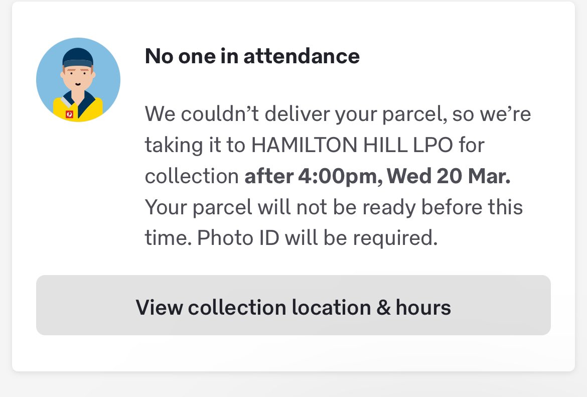 Hey <a href="/auspost/">Australia Post</a>, we have been home all day!!