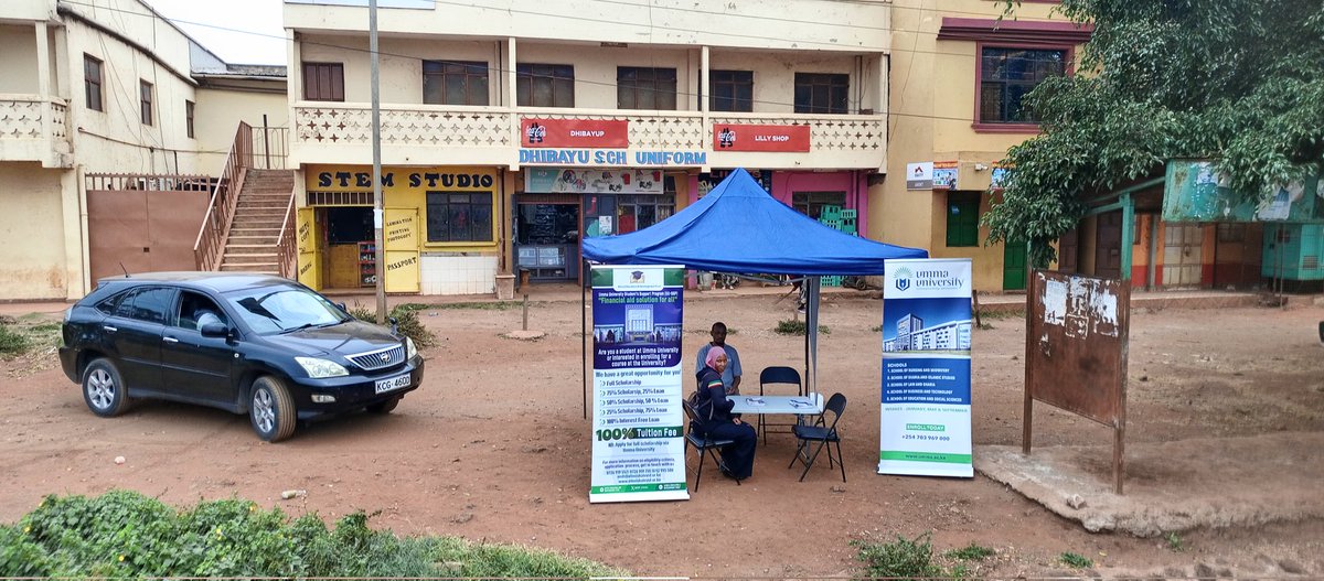 #HudumaMashinani with @UmmaUniversity GOOD MORNING, MARSABIT TUPO SITE ;NEXT TO EQUITY BANK ...#IkoScholarshipKE On spot admissions PAP !!! By @UmmaUniversity #IkoInterestfreestudyloanKE @abdallaumar1 @dr_saado