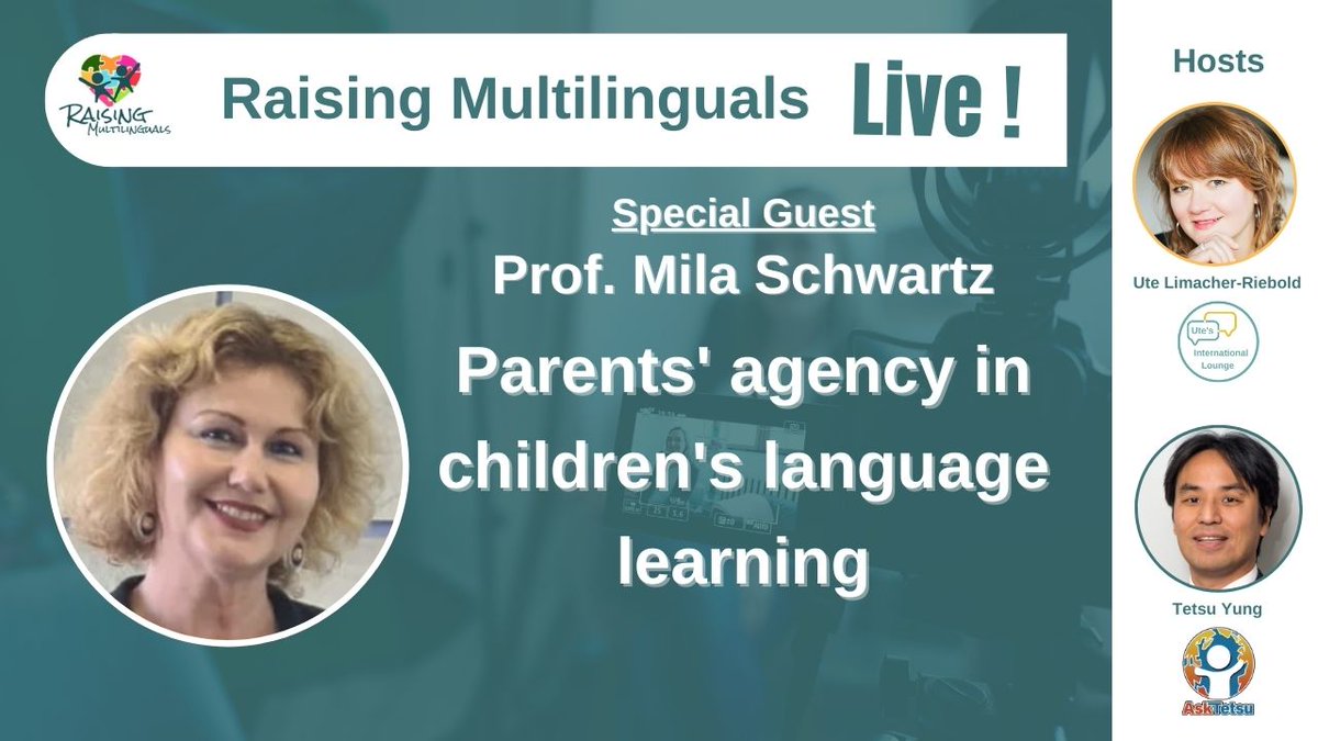 RMultilinguals's tweet image. linktr.ee/raisingmultili…
Q's for 3/26 session! 
How does proactive home language maintenance look like? 
How can we efficiently use multiple languages at home and all keep motivated to use them? 
What is the parent's agency when it comes to our children's early language learning?