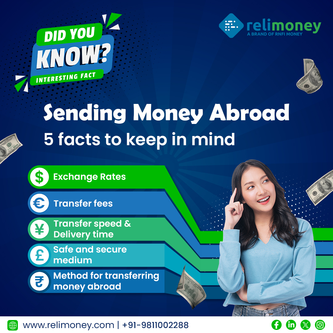 Sending Money Abroad - 5 Facts to keep in mind: #InternationalTransfers #MoneyRemittance #GlobalPayments #CrossBorderMoney #CurrencyExchange #FintechSolutions #DigitalRemittance #SecureTransfers #FinancialInclusion #MobilePayments #SaveOnFees #TransparentRates #InstantTransfers