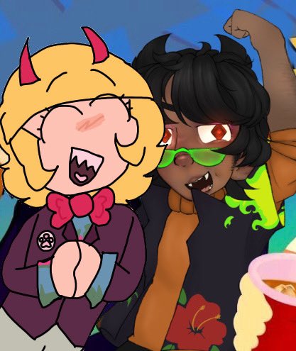 pipz_garden's tweet photo. art collab with the boyfriend HE DREW DAMIEN AND I DREW PIP @mxkochan1
#hellpark #hellparktwt https://t.co/a7sAvkA0i8