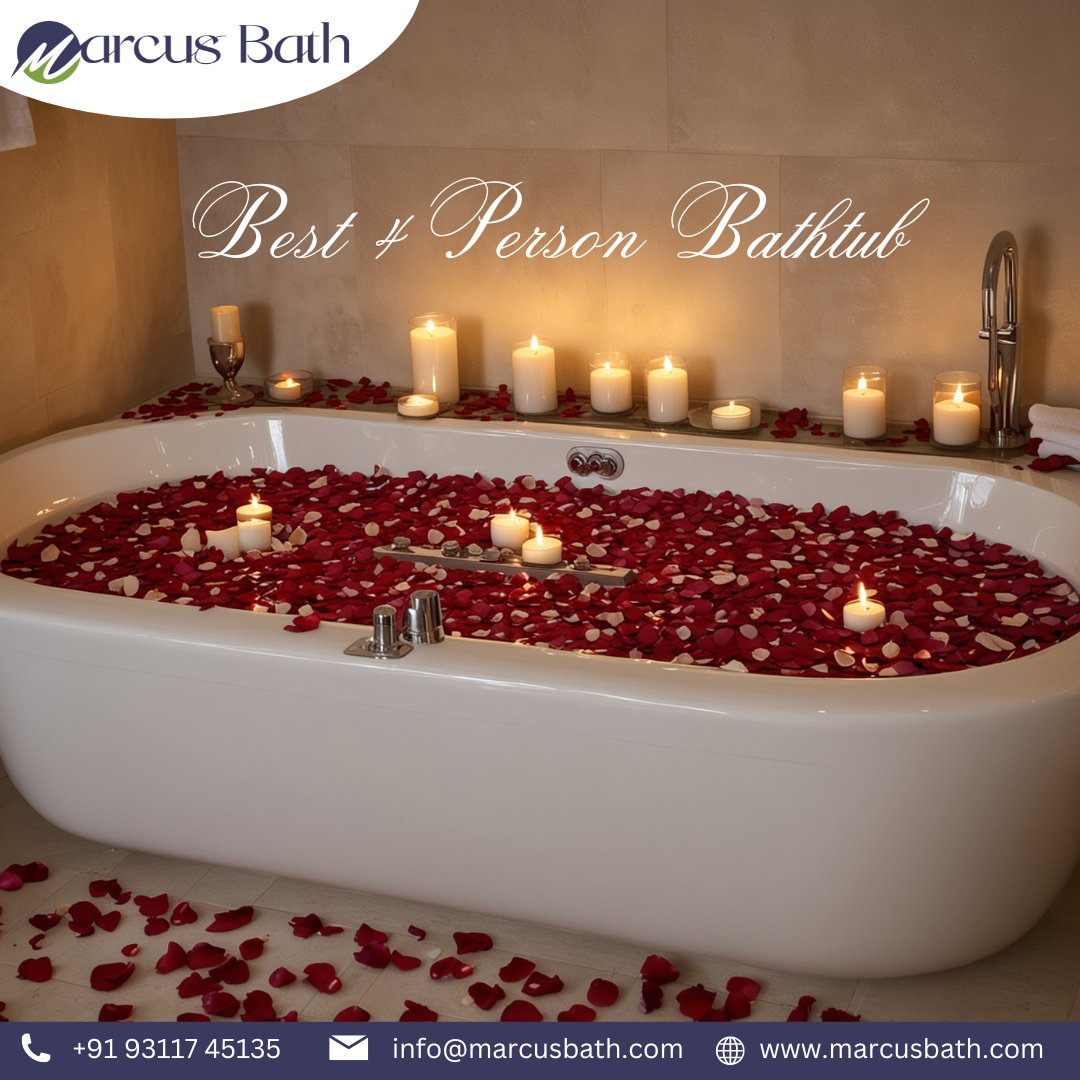Experience ultimate relaxation with Marcus Bath best 4 person bath tub. Spacious design, luxurious features and unbeatable comfort make it perfect for sharing relaxing baths with loved ones

#person #bathtub  #4personbathtub #marcusbath #advancedbath #luxurybath #bathroomdesigns