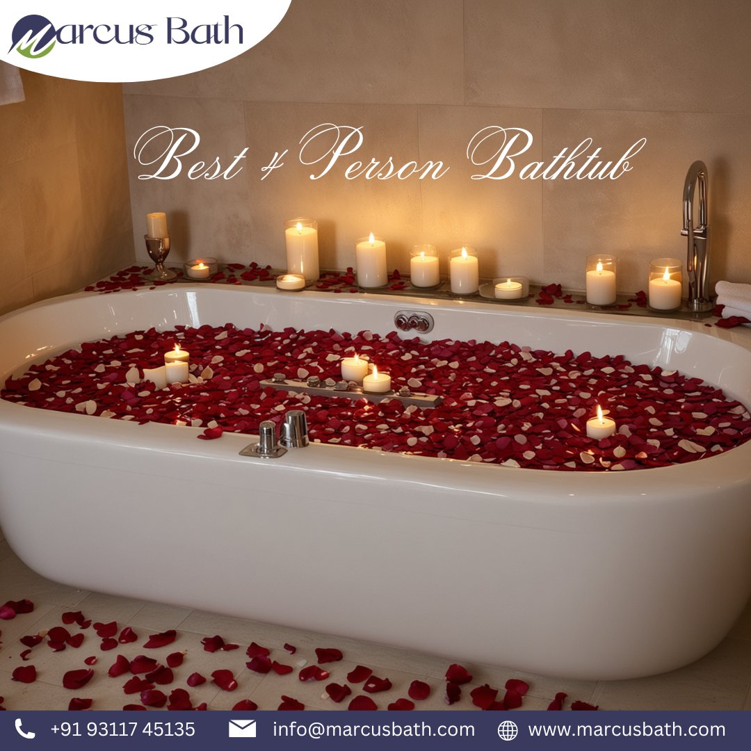 MarcusBath's tweet photo. Experience ultimate relaxation with Marcus Bath best 4 person bath tub. Spacious design, luxurious features and unbeatable comfort make it perfect for sharing relaxing baths with loved ones
#person #bathtub #4personbathtub #marcusbath #advancedbath #luxurybath #bathroomdesigns https://t.co/a9cYcgNy7u