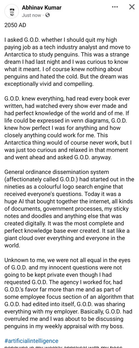 iamAbhinavKumar's tweet image. #ArificialIntelligence