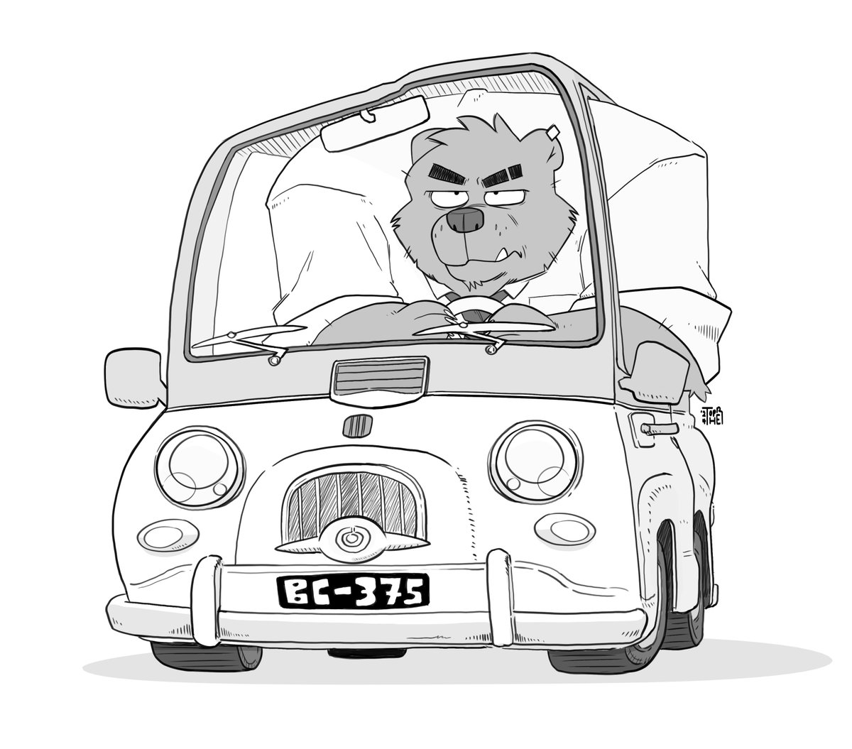 topherbearr's tweet photo. big bear little car https://t.co/pErKT4vetW