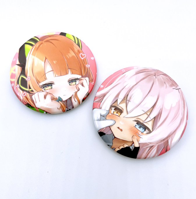 缶バッジの印刷もめちゃ綺麗〜!!!
わーい!! 