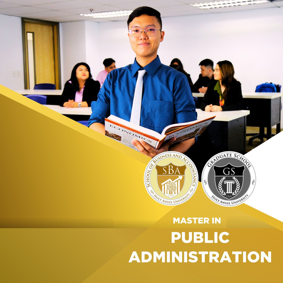 Learn more about the intricacies of organizational management, administration, and supervision on government and non-governmental organizations, as well as lead, create, and promote ethical, innovative, and effective practices in these areas. 

#HAUBestMomentsHere
#Angelites