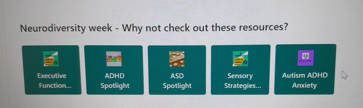 👀@GreenwoodAcad colleagues- you can find some key links for neurodiversity week pinned at the top of our SEND SharePoint... including some podcast links to @theSENDcast #ShowcaseSEND
