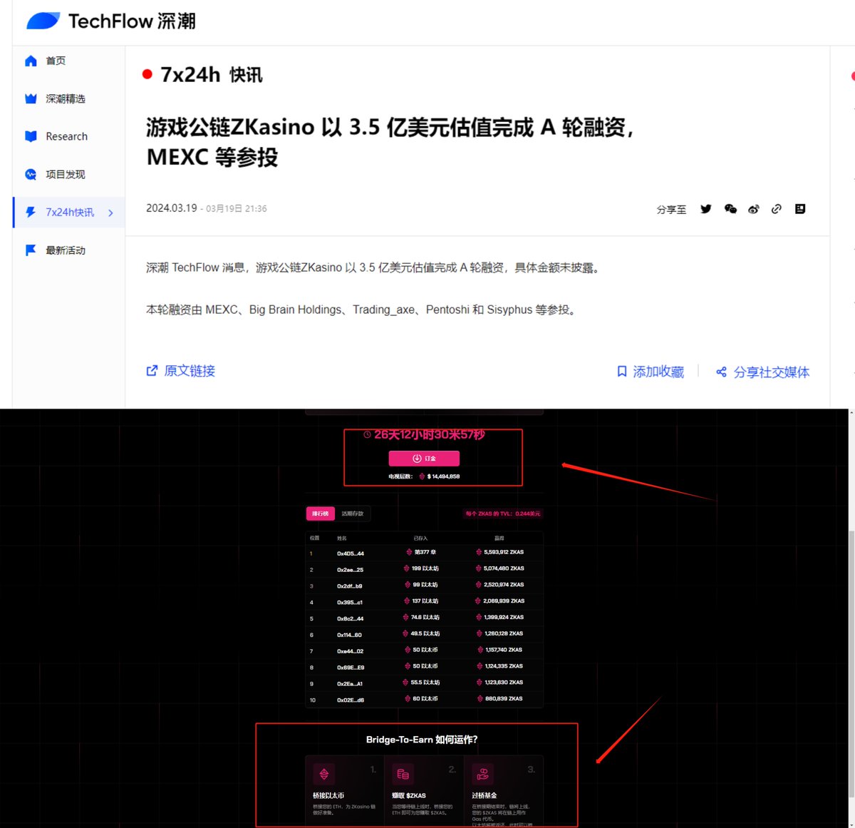 CoinToEarn's tweet photo. meme热度下来了，这个行情不撸毛能干嘛？合集：

1️⃣ionet
Hack VC 领投 3000wu + Solana链 + DePIN 项目 @ionet 银河新增交互，填 sol 地址 + 50积分 1 分钟搞定：
https://t.co/NptKycd1Nh

2️⃣zkSync
简单交互 zk +L3 ，成本0.25u：
https://t.co/rQb6AJKAhL

3️⃣Linea
Linea Park Week-5
https://t.co/1fwS4Fb7Rr

4️⃣Taiko
测试答案：CACDD
https://t.co/bPtmhtagMs

5️⃣Zkasino
游戏公链 + 昨天以3.5亿估值完成A轮融资，有在做质押的的朋友看看，目前TVL$14,494,858，还有 26 天截止，截止后 ZKasino 链同期上线，链接：
https://t.co/w7u2KxrEpM

@AINNLayer2 #ANVM $BLOCK

本推文由火币 @HuobiGlobal | #HTX 赞助