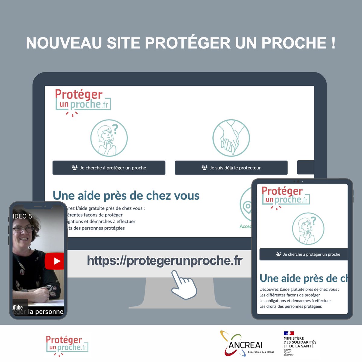 🔔NOUVEAU SITE EN LIGNE🔔

Vous vous êtes toujours posé les questions suivantes sur :
🔸les différentes façons de protéger un proche ?
🔸les obligations et démarches à effectuer ?
🔸 les droits des personnes protégées ?

Découvrez le nouveau site protegerunproche.fr
