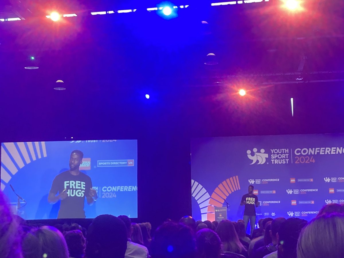 A great start to the @YouthSportTrust conference today, Inspirational is an overused word but @KenNwadikeJr story of the impact of sport is the real thing, one of the best speeches I’ve heard👍 @ColegauCymru @sportwales