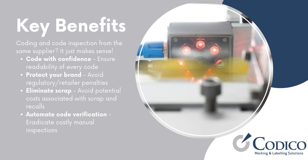 CodicoDist's tweet image. 🔍 Elevate your code inspection standards with the cutting-edge R-Series Code Inspection System! #VisionInspectionSystem #CodeVerification #BatchCoding #BatchMarking #IndustrialPrinting buff.ly/3qjEAja