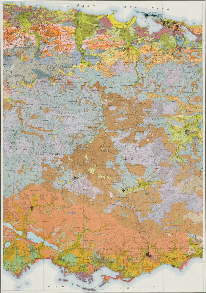 MasegoInc's tweet image. 10 points to whoever can identify what the color variations in the map indicate. The legend has been cropped out. Good luck! #maptrivia #geography #map