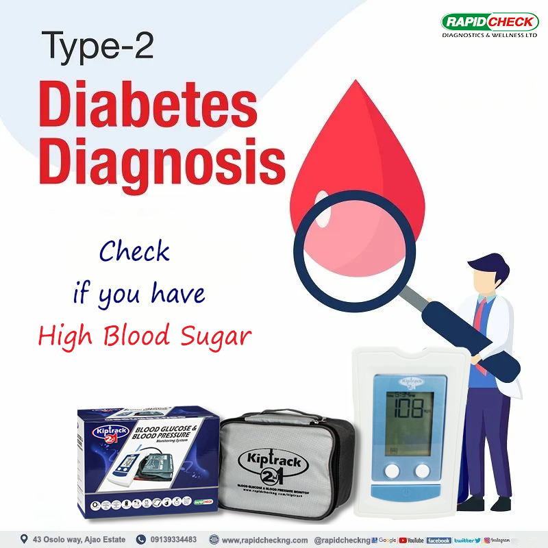 rapidcheckng1's tweet photo. Check if you have high blood sugar

Many people have type 2 diabetes without knowing it because they may not always notice any symptoms.

You're more at risk of developing type 2 diabetes if you:

✅ Are over 40 years old 
✅ Have a parent or sibling with type 2 diabetes https://t.co/vnCC8iTOij