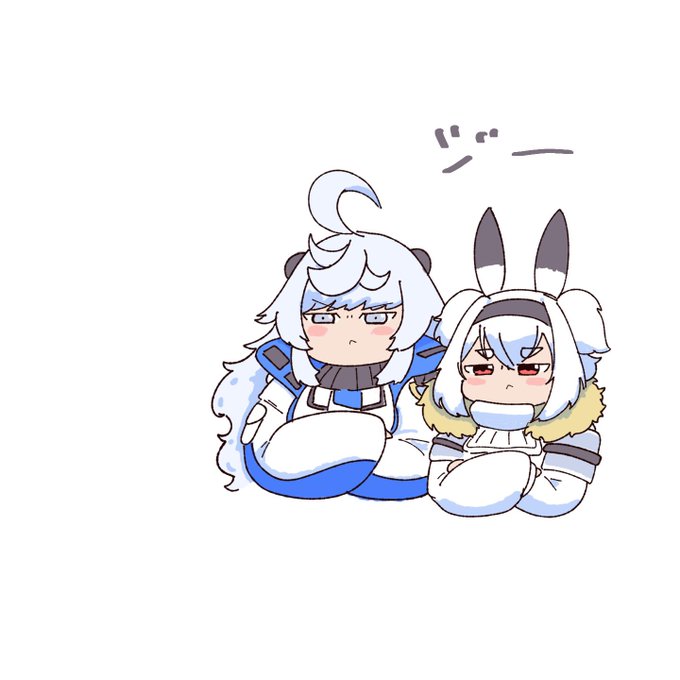 どのお菓子を買うか悩むアルヴィスと
買うと決めたお菓子がよく見えないウル 