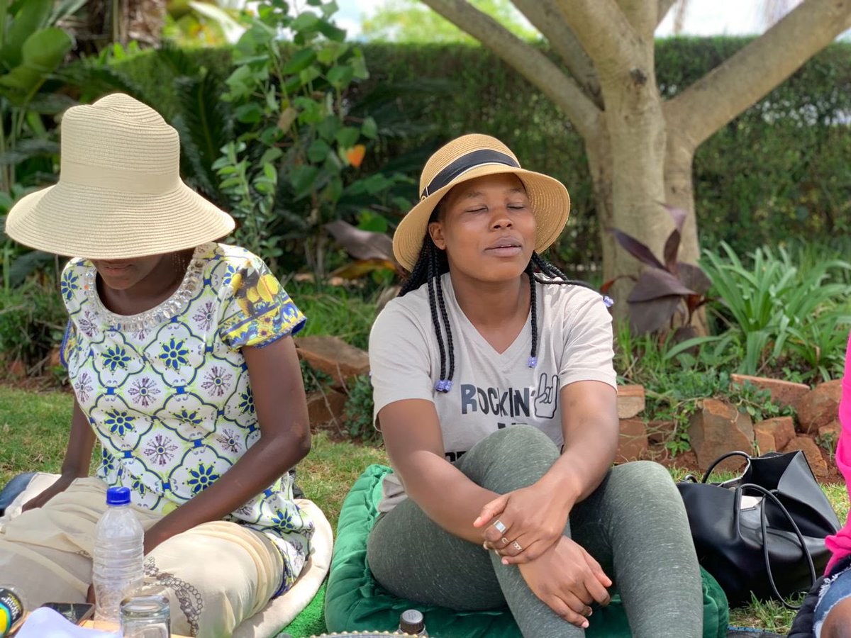 Yes Women Rights Advocates need some time out too! Women’s rights advocates took some time out for self care. They had discussions around self care, managing stress, retirement and mental health and economic empowerment supported @woman_kind