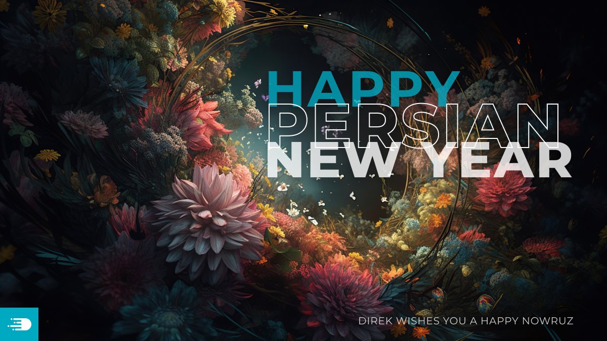 DIREK wishes you a joyous Nowruz!
May this new year bring brightness, warmth, and the company of loved ones into your life.
Happy Persian New Year, filled with peace, prosperity, and happiness.

#DIREK #HappyNowruz #PersianNewYear