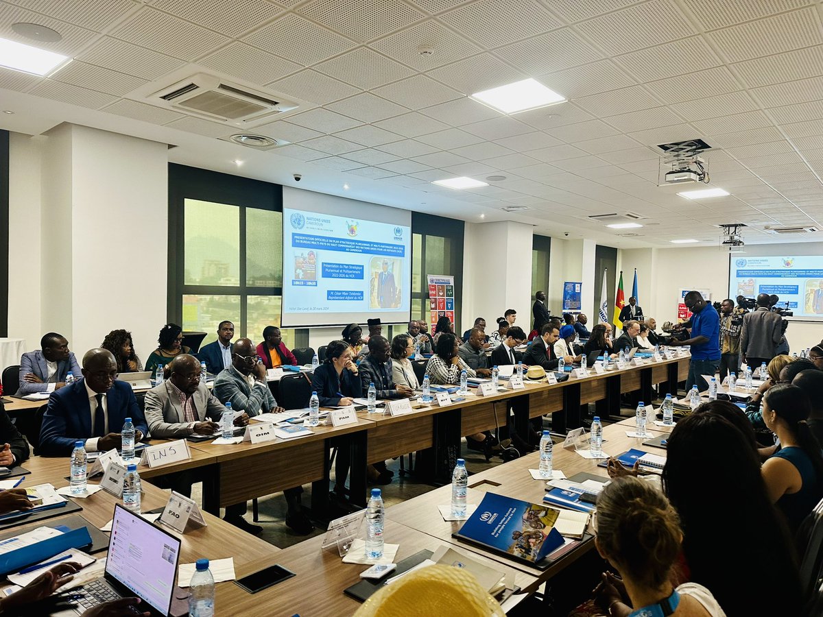 #HappeningNow: Official presentation ceremony of the 2022-2026 Multi-year and Multi-stakeholder Strategic Plan of the UNHCR Multi-country Office in Cameroon.