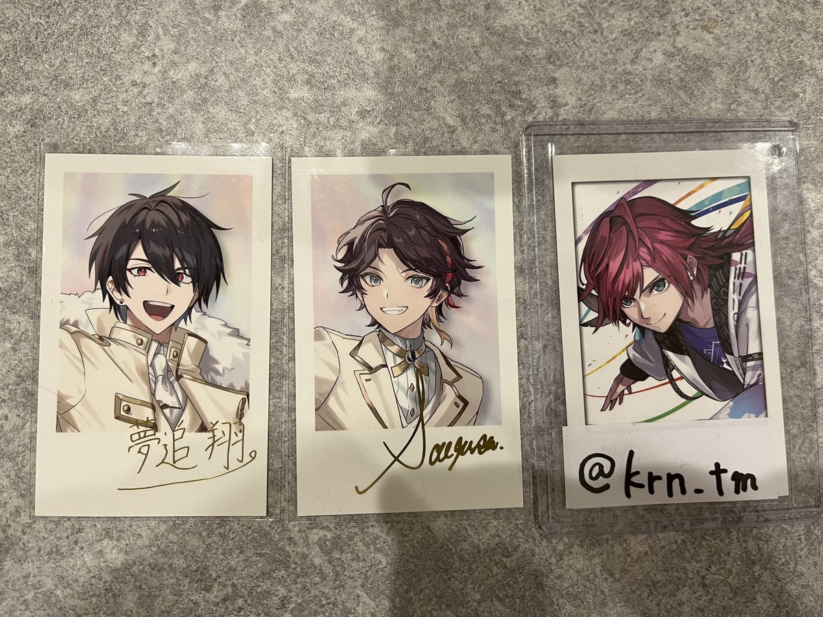 krn_tm's tweet photo. にじさんじ 6th Anniversary ランダムチェキ風カード 【 交換 】

譲:🌙 🎤 🌶️ 🤡🎈 🎻🛵

求: 定価＋送料

お気軽にお声掛けください😖💖

初回ﾘﾄﾘﾝ必読↓
https://t.co/ByGRApIFfy https://t.co/KQEkm4Lbbf