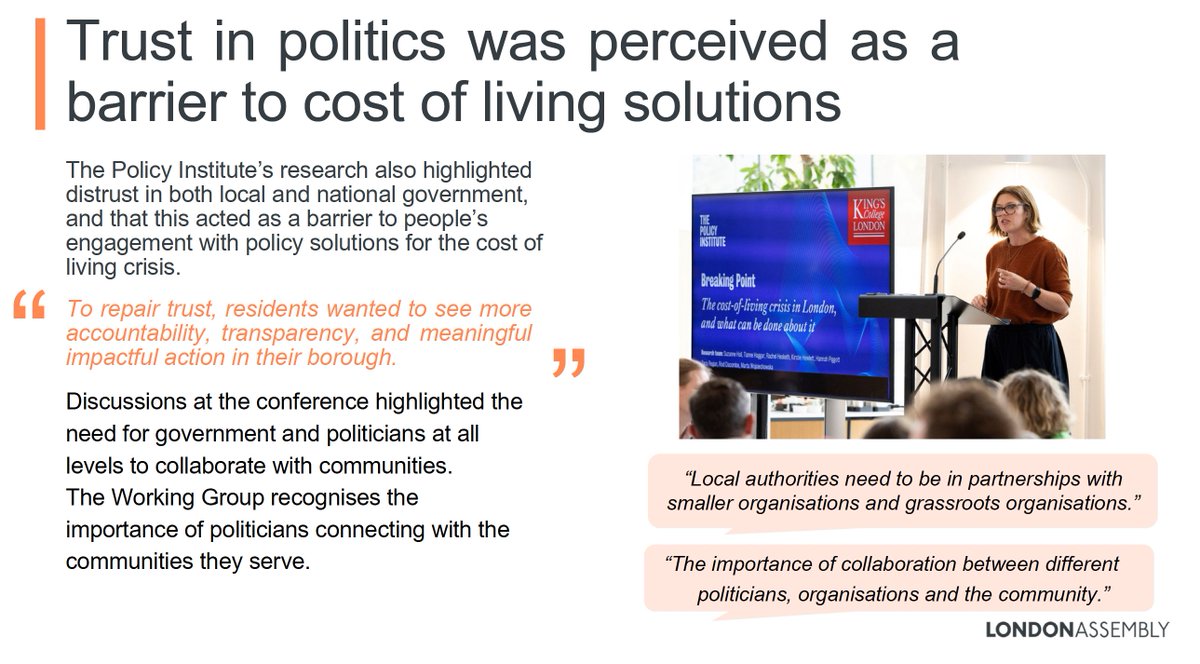 The London Assembly yesterday published findings from a year-long investigation into the impact of the cost of living crisis in London. The Policy Institute & @Kingspol_econ contributed with new participatory research that explored public attitudes ➡️ london.gov.uk/who-we-are/wha…