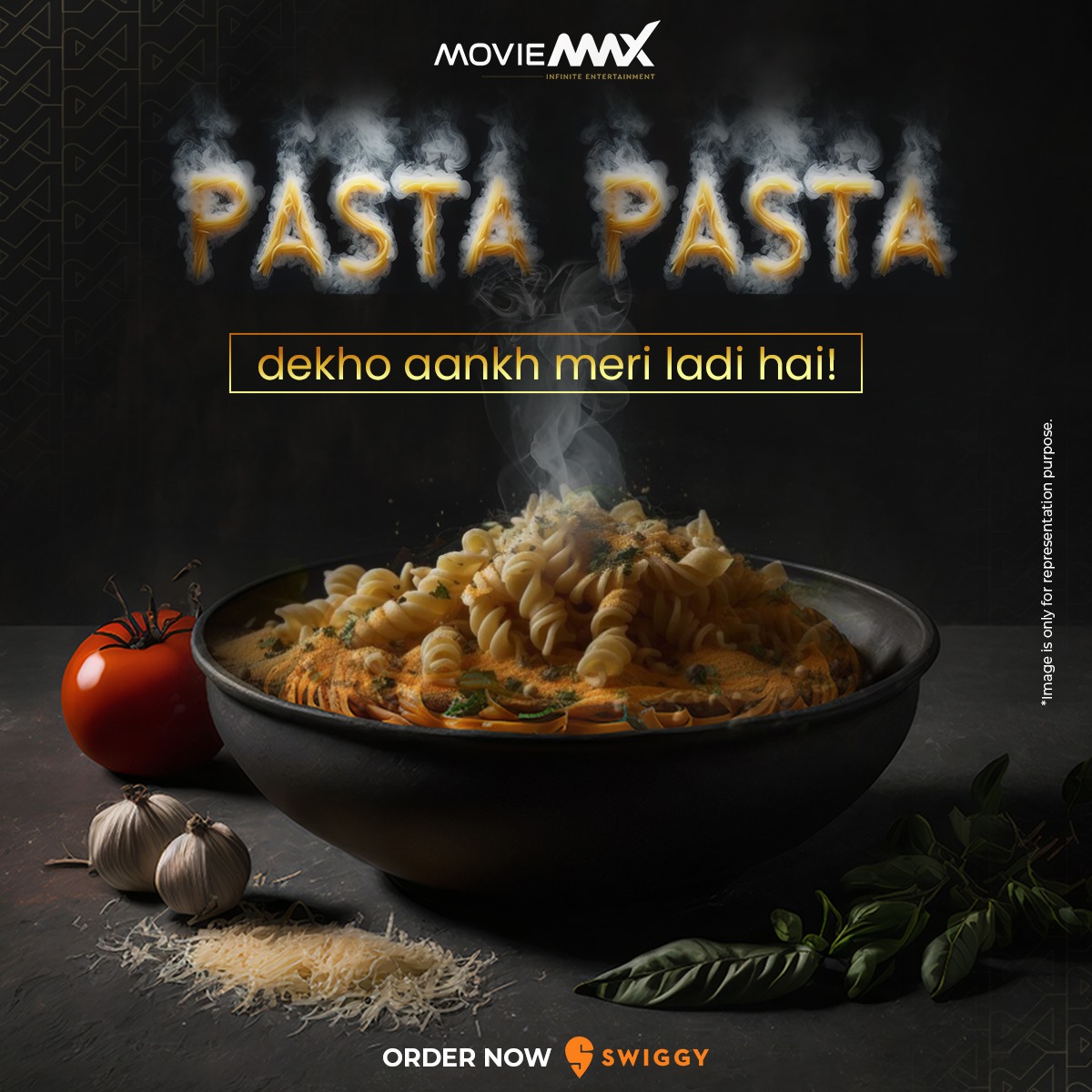 Indulge in MovieMax Pasta - A feast for the eyes and the taste buds! 🍝✨
Visit #MovieMax today or #SwiggyIt
.
.
.
#MovieMaxPasta #MovieMaxFood #ItalianStation #MovieMaxOfficial #FoodAndBeverages #ItalianPasta #RaftaRafta #FoodPorn #PastaLove #Swiggy