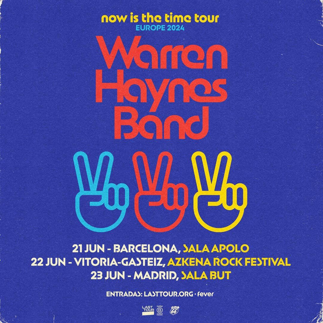 Ya a la venta las entradas para Warren Haynes Band, hazte con ellas en lasttour.org/es/?p=19767&po…