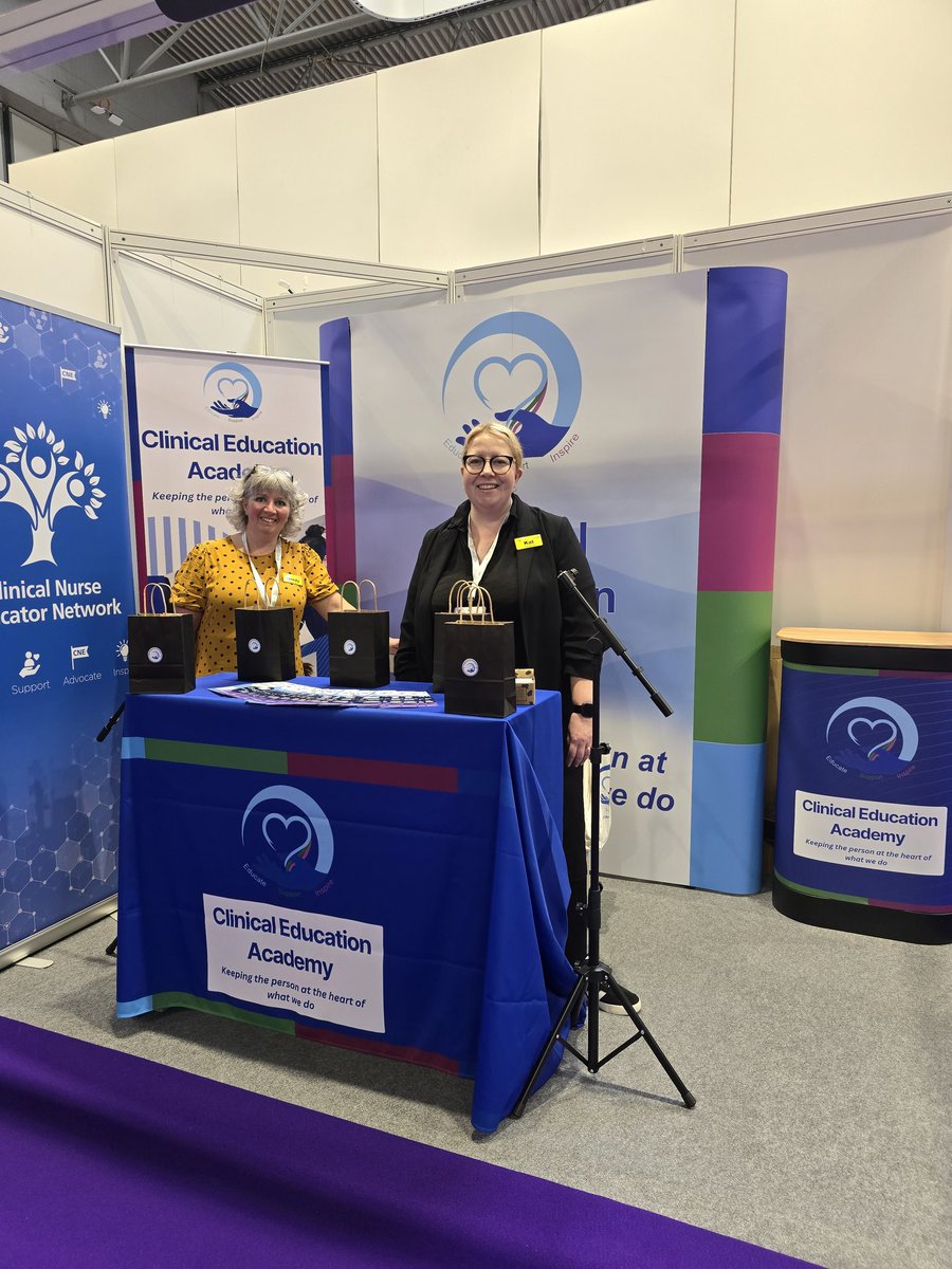 And we are live at the @UKCareWeek 2024!!! What a great start already! 👌 Pop over at Stand L12, we will be there to welcome you and let you more about the @ClinEdAcademy 💙