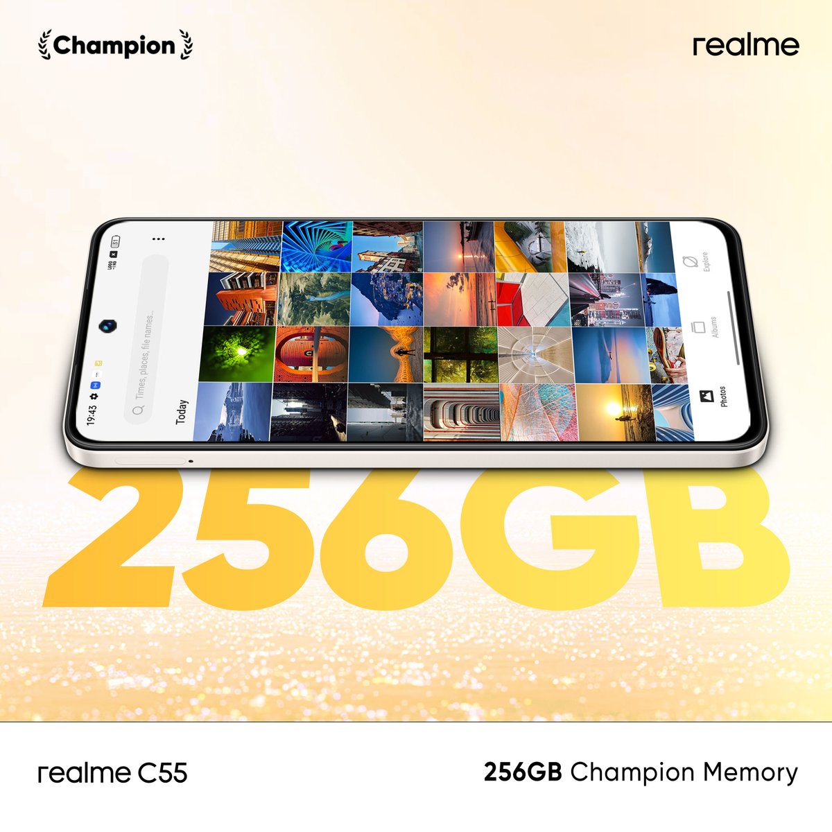 How many photos can fit the 256GB #ChampionStorage on realme C55?

#realme #realmeNigeria #realmeC53 #ChampionMemory