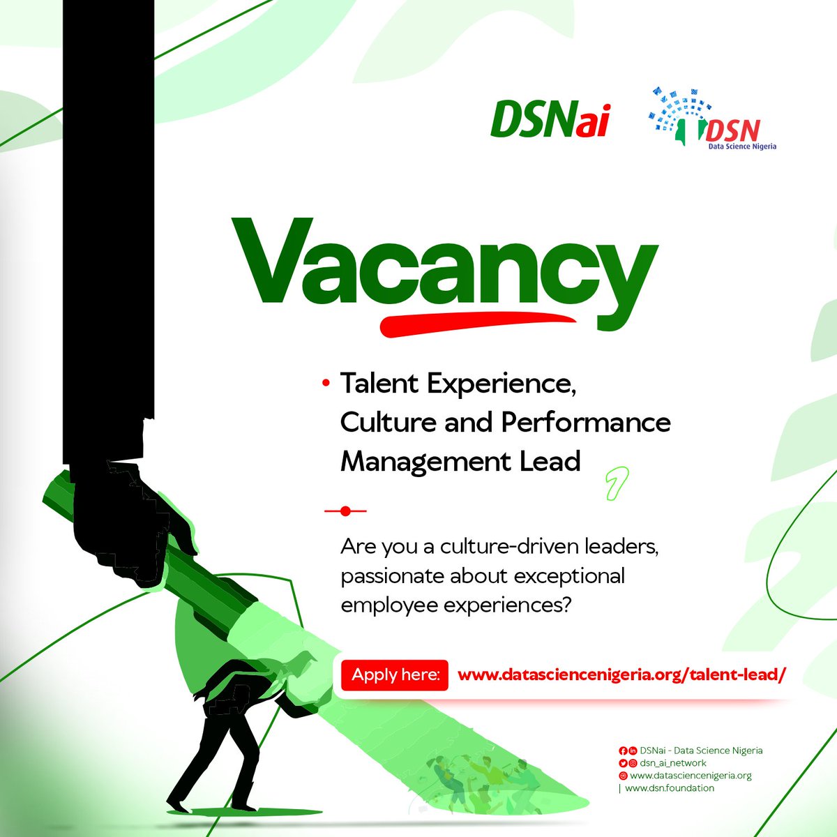 Vacancy!!! Are you a talent culture champion and people performance catalyst? Do you possess a fervent passion for nurturing organizational culture, optimizing talent experiences, and catalyzing employee value propositions through world class Human Resources (HR) best