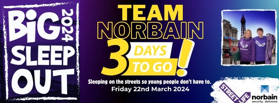 3 days until Lauren, Joe, Kane &amp; Jack will be sleeping outside St. John’s Church in Blackpool’s town centre in aid of <a href="/tweetstreetlife/">Streetlife</a>.
Thankyou to everybody that has already donated! 😀
If you haven't and you're able to, please donate here 👉hubs.la/Q02q55jl0
