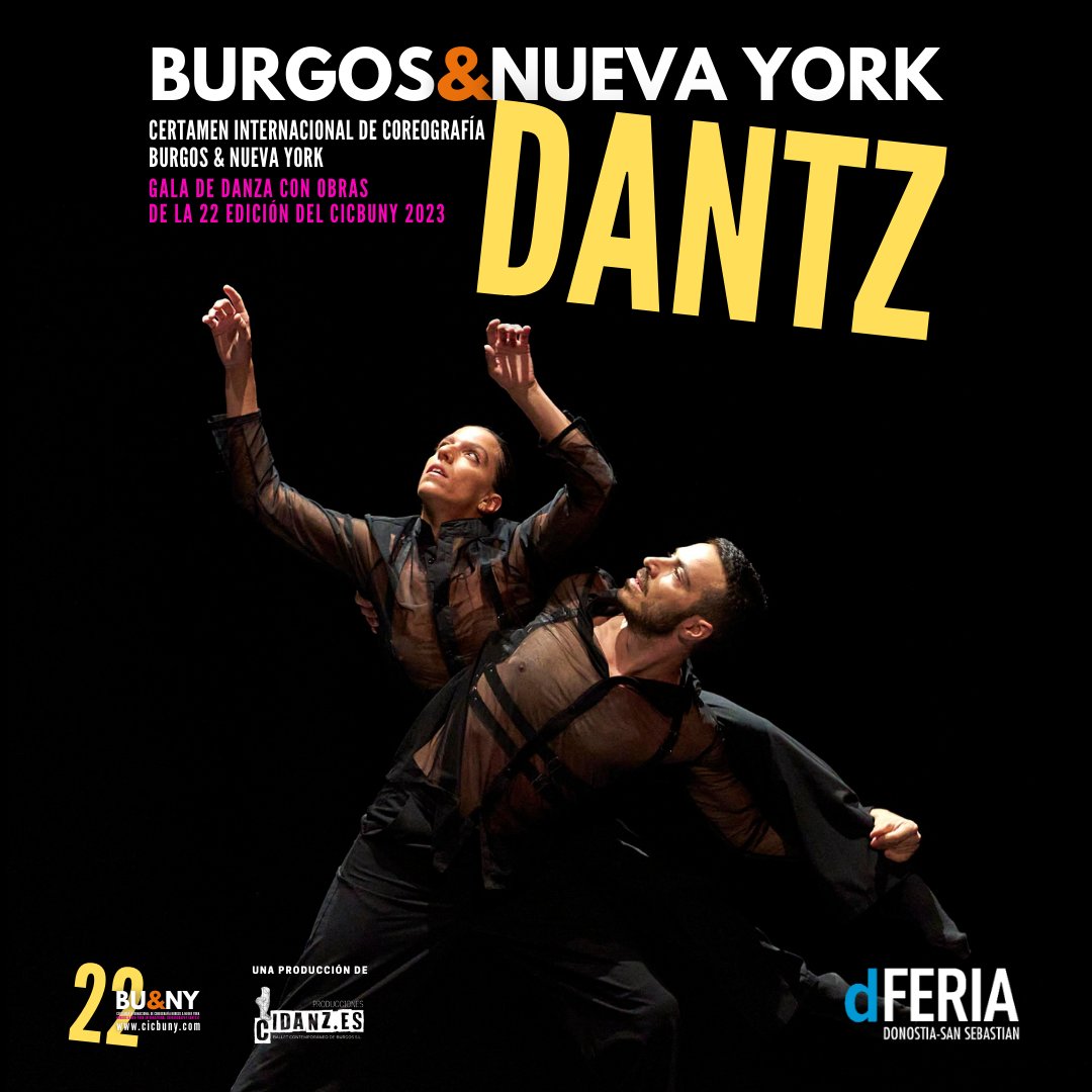 Un  clásico de dFERIA El espectáculo "Burgos &amp; Nueva York Dantz" donde  se dan cita las obras premiadas del Certamen Internacional de  Coreografía Burgos &amp; Nueva 
📅 Lunes 11 de marzo I 12:00 + 17:00
📍Victoria Eugenia Club San Sebastian
📷Gerardo Sanz
🛒dferia.eus/eu/agenda-sarr…