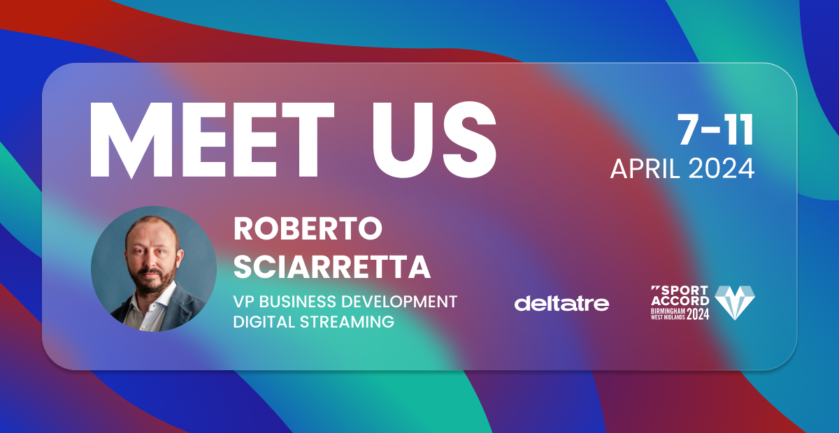 SportAccord is an important global networking event for our industry. Book a meeting with us to find out more about FORGE, Deltatre's highly flexible content platform with all the tools to tell unforgettable stories and engage fans. 👇 eu1.hubs.ly/H08bhrs0